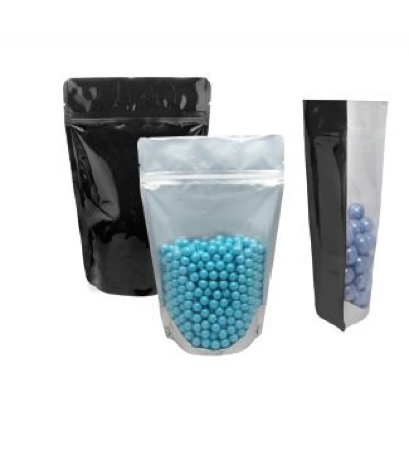 Coloured - High Barrier (MPET(110mu), 250 Length with Zipper)